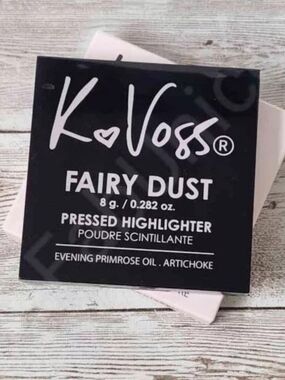 K Voss Fairy Dust Pressed Highlighter Moonlight/ Starkissed 8 g Full Size NEW